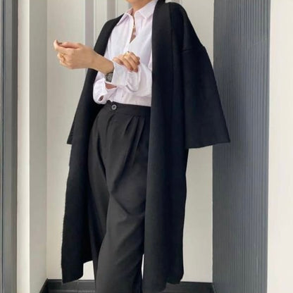 Black cardigan