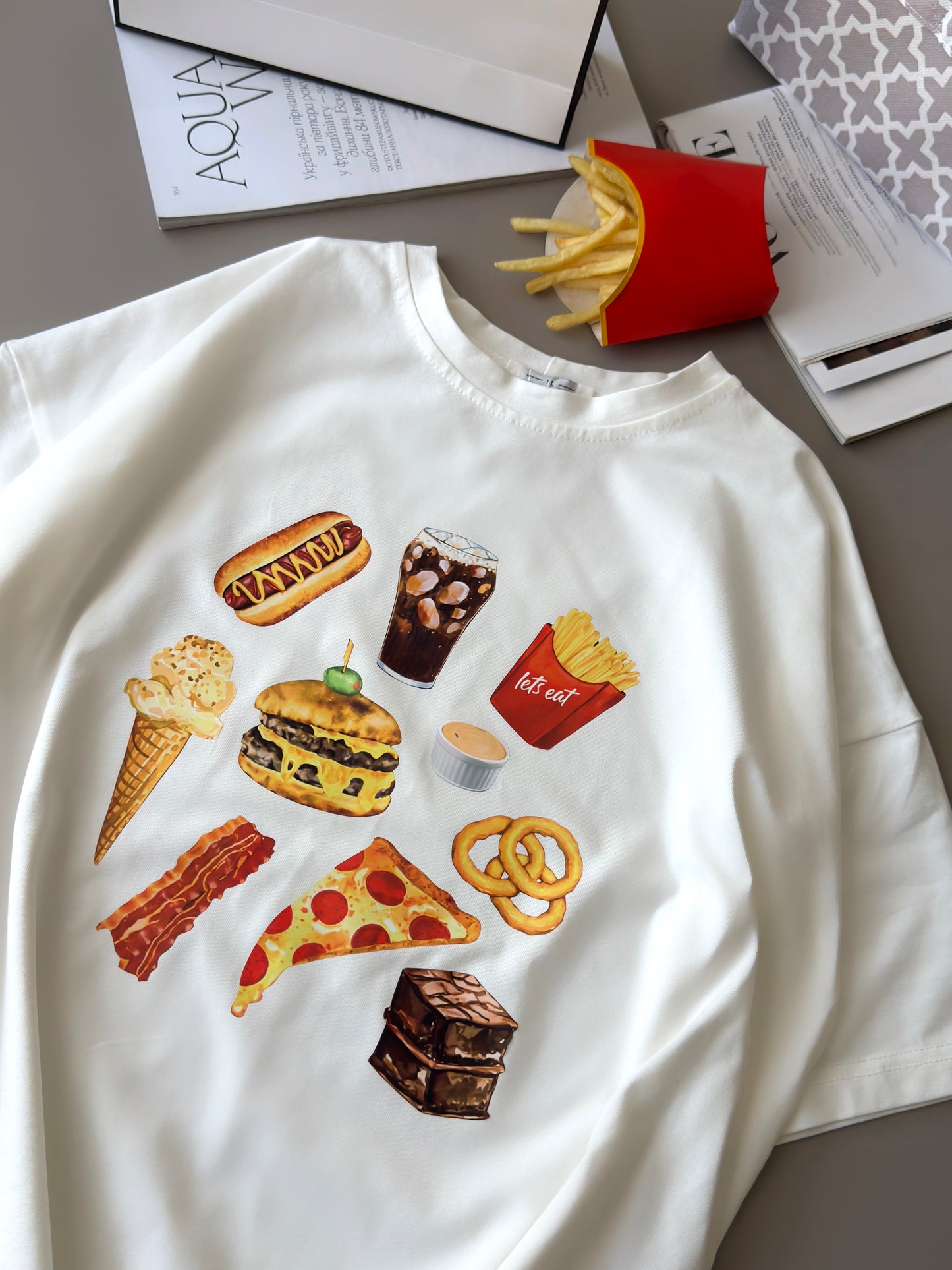 Oversized cotton T-shirt