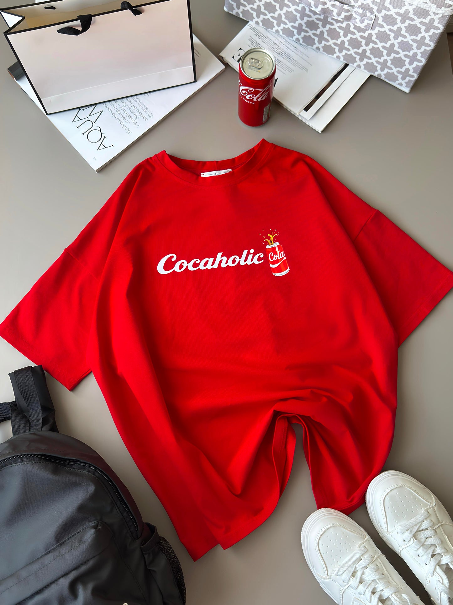 Oversized cotton T-shirt
