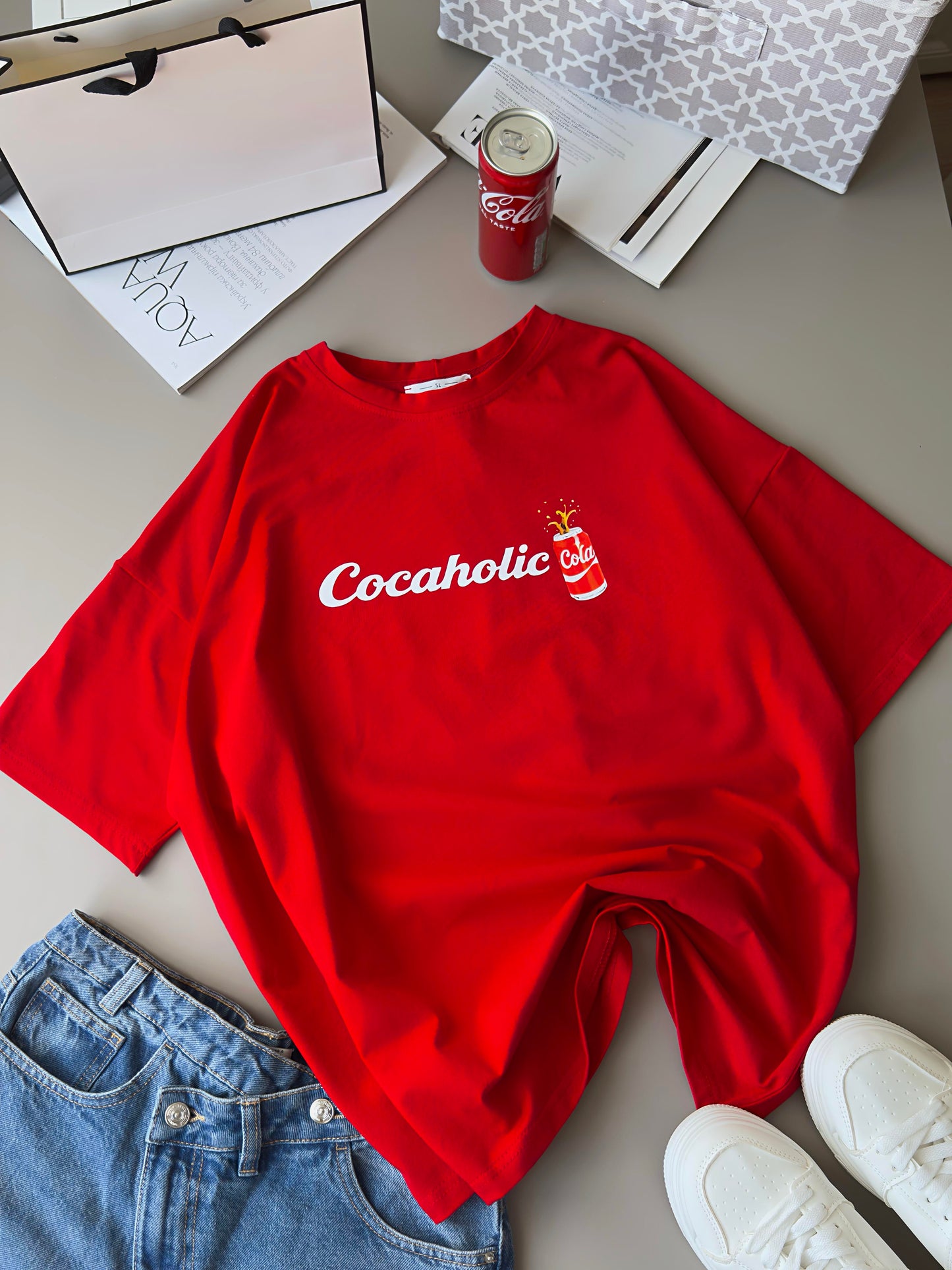Oversized cotton T-shirt