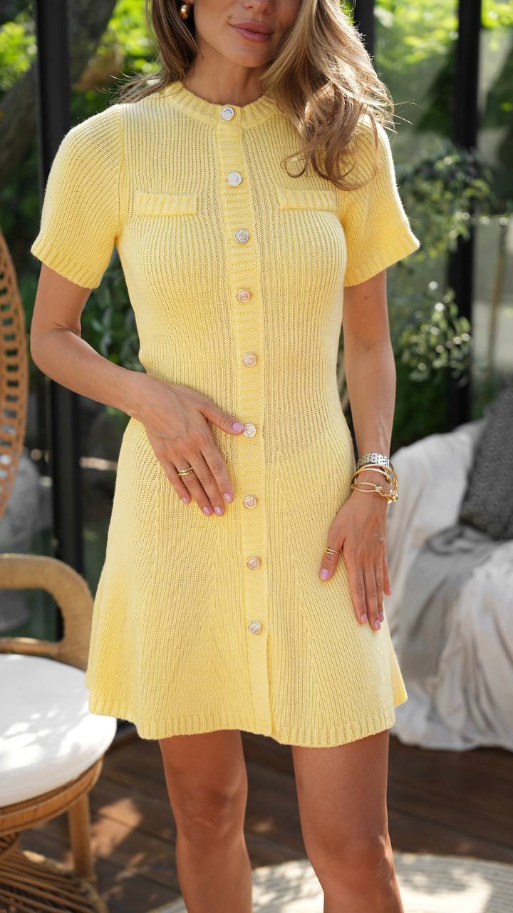 Luna short knit dress
