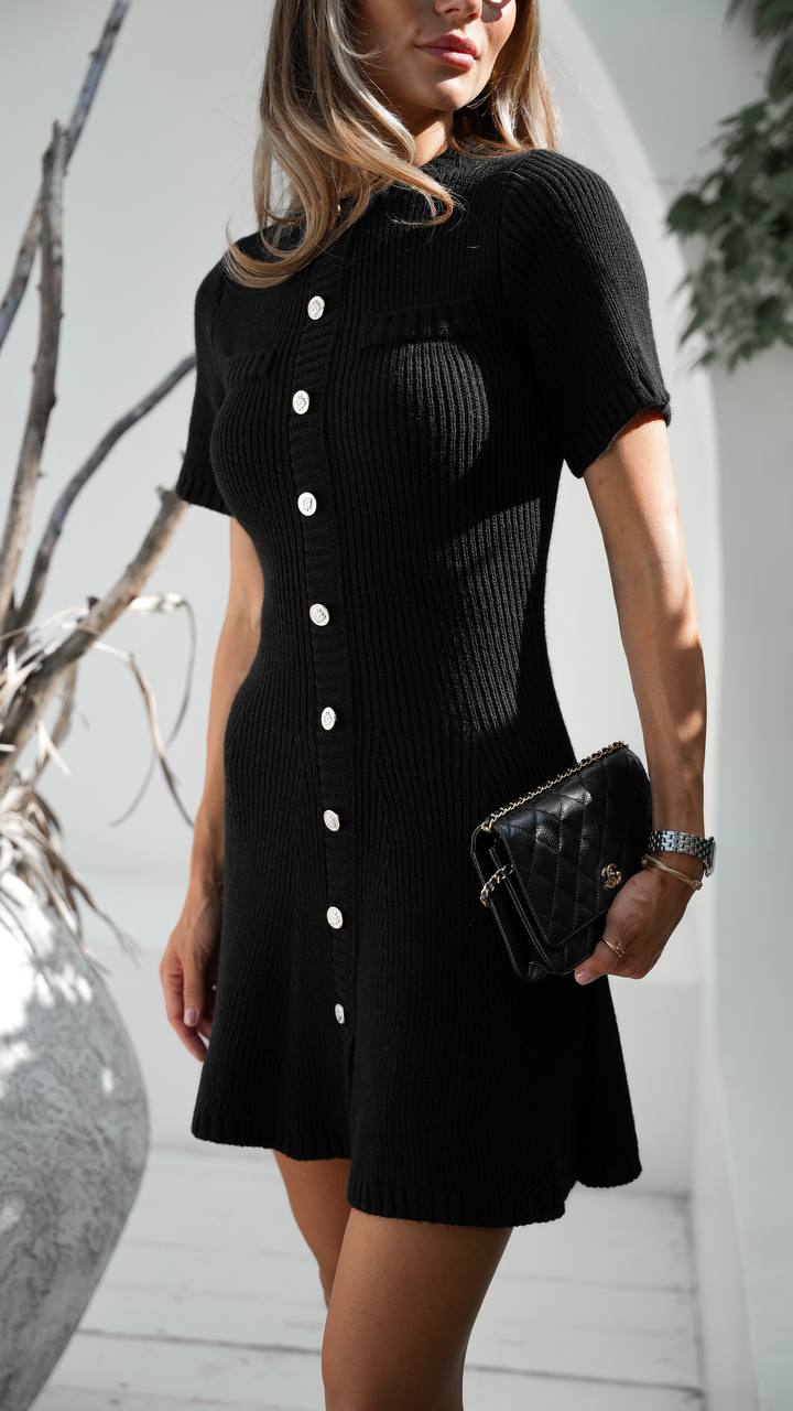 Luna short knit dress