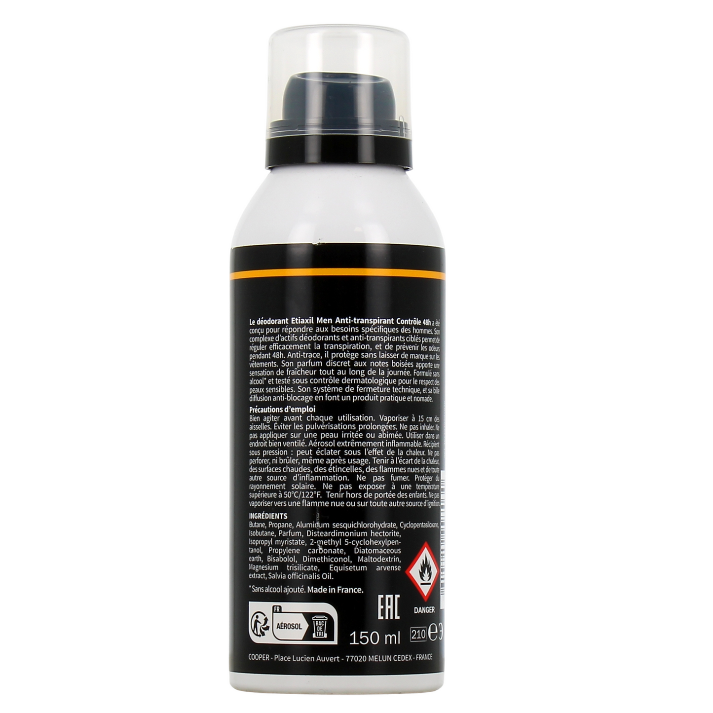 Etiaxil Antiperspirant Men Deo 48H, 150 ml