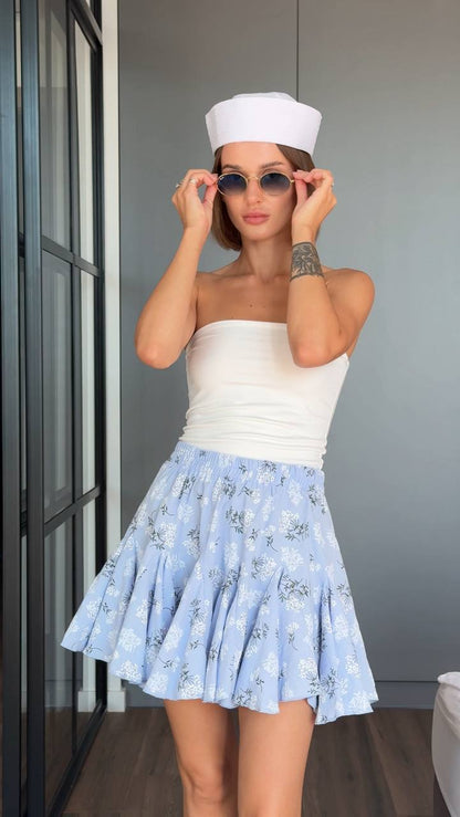 3-piece set (bandeau top, skirt, and headscarf)