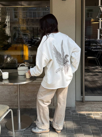 "GOD BLESS YOU" long-sleeve shirt
