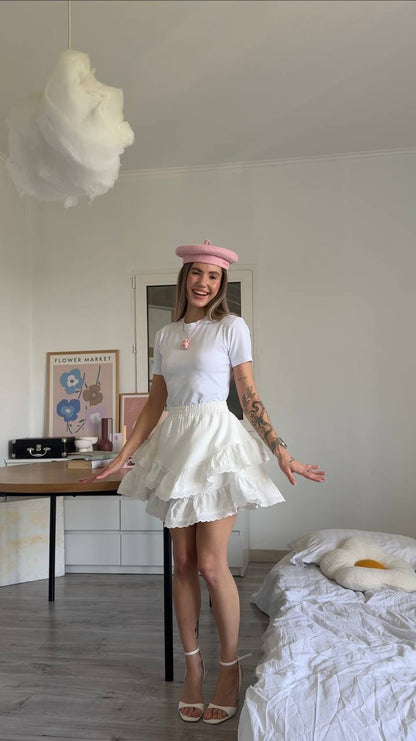 Fitted T-shirt skim