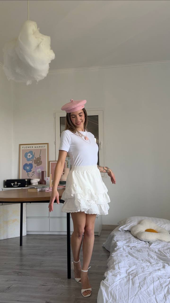 Fitted T-shirt skim