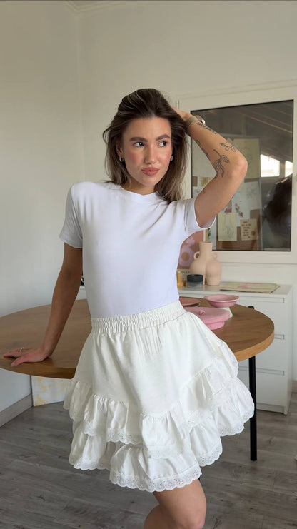 Fitted T-shirt skim