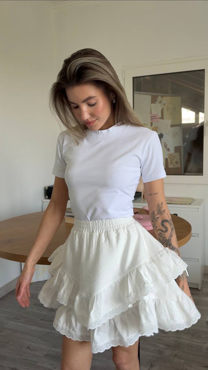 Fitted T-shirt skim