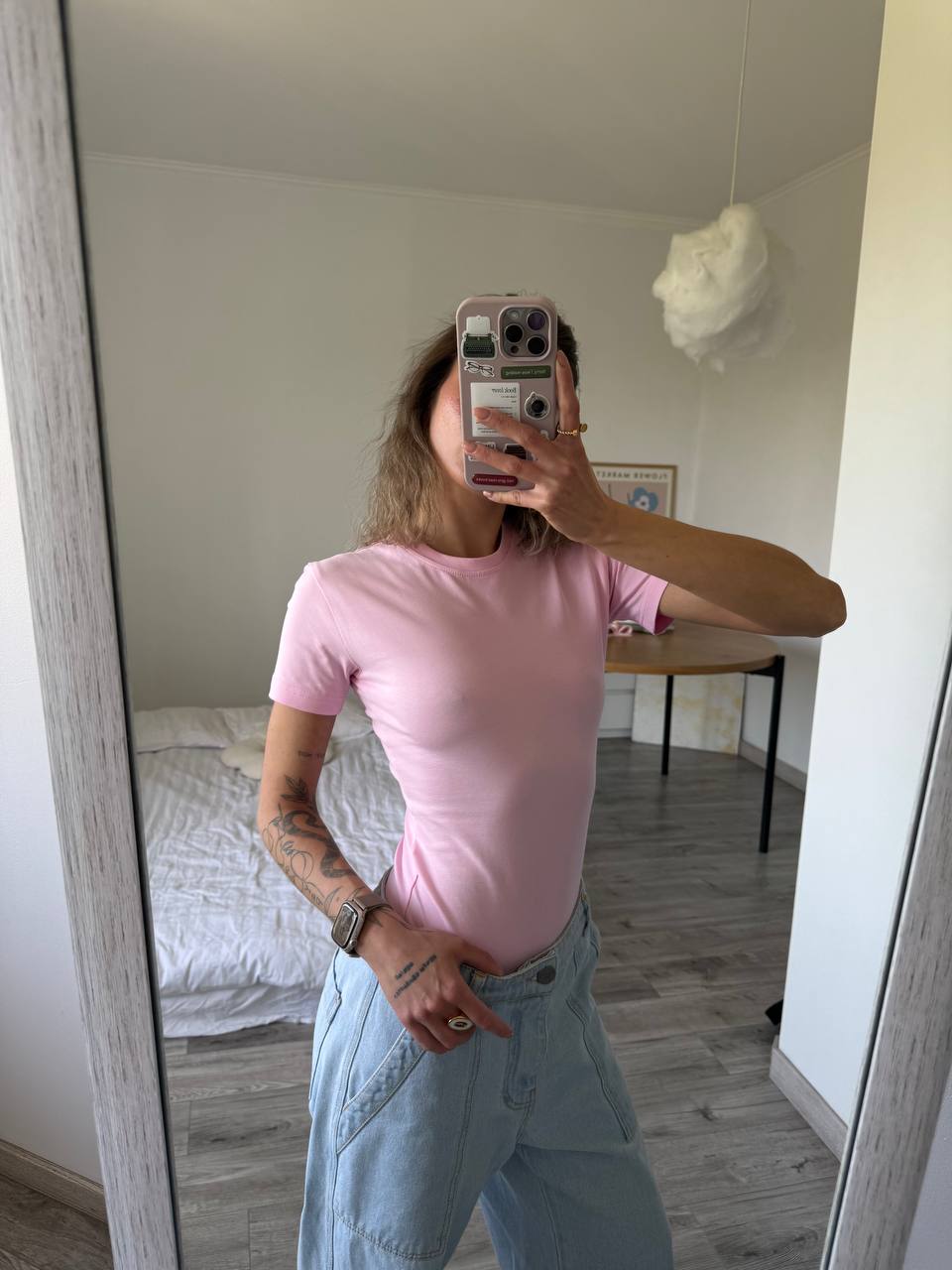 Fitted T-shirt skim