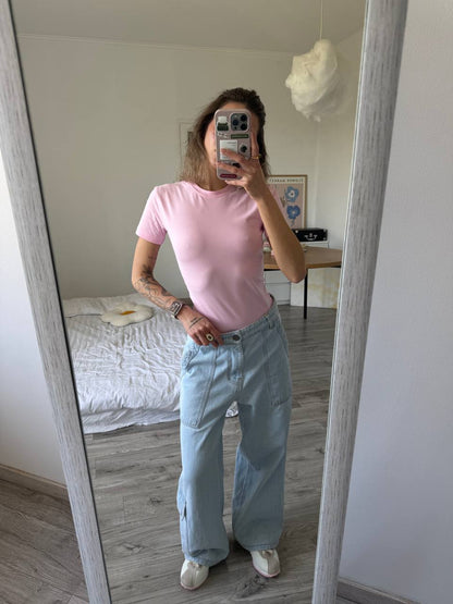 Fitted T-shirt skim