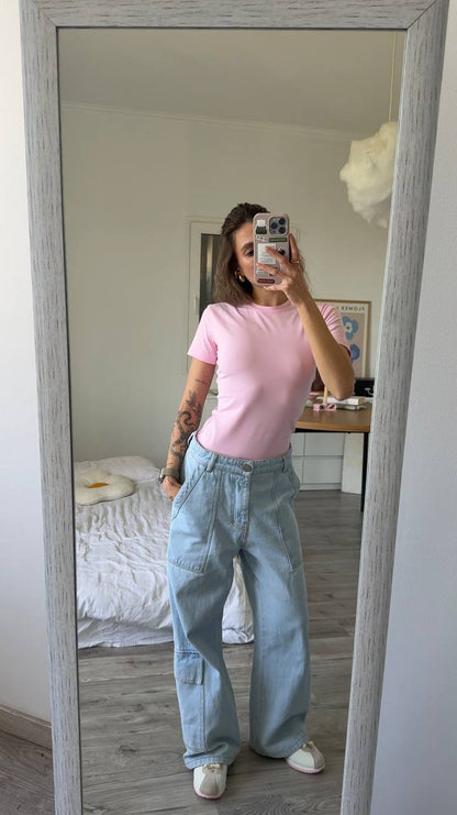 Fitted T-shirt skim