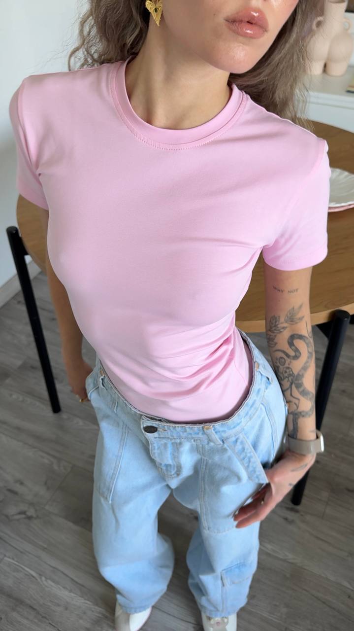 Fitted T-shirt skim