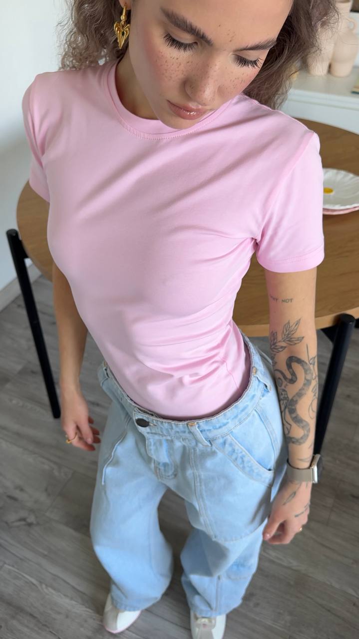 Fitted T-shirt skim