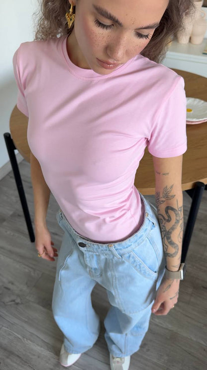 Fitted T-shirt skim