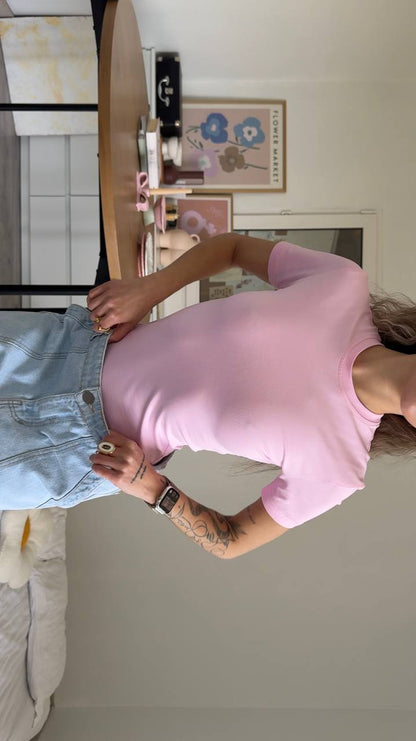 Fitted T-shirt skim