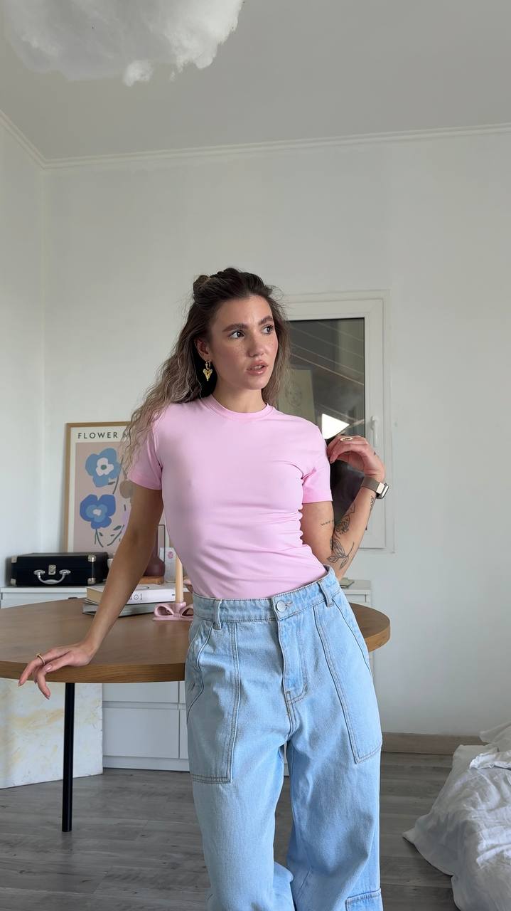 Fitted T-shirt skim