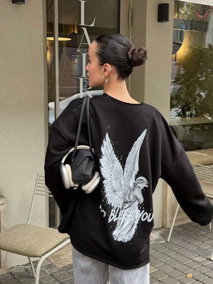 "GOD BLESS YOU" long-sleeve shirt