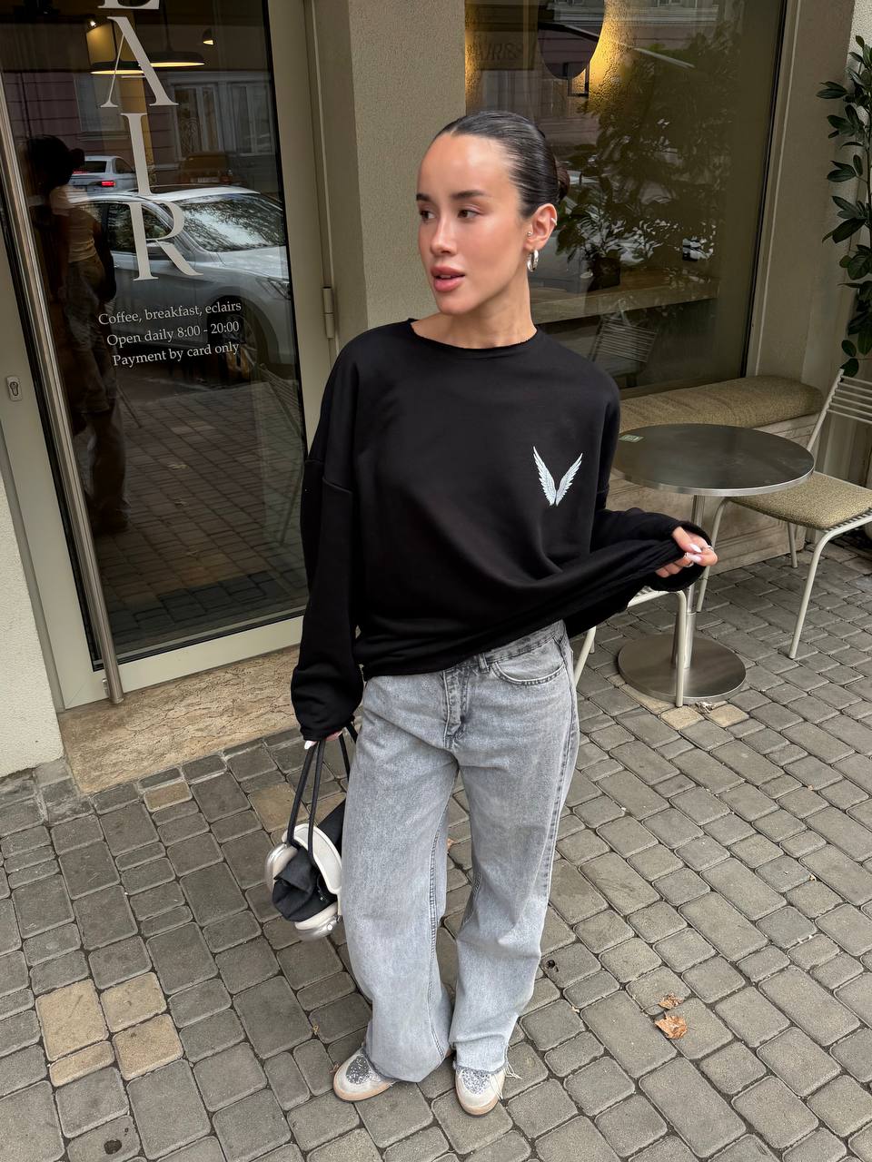 "GOD BLESS YOU" long-sleeve shirt