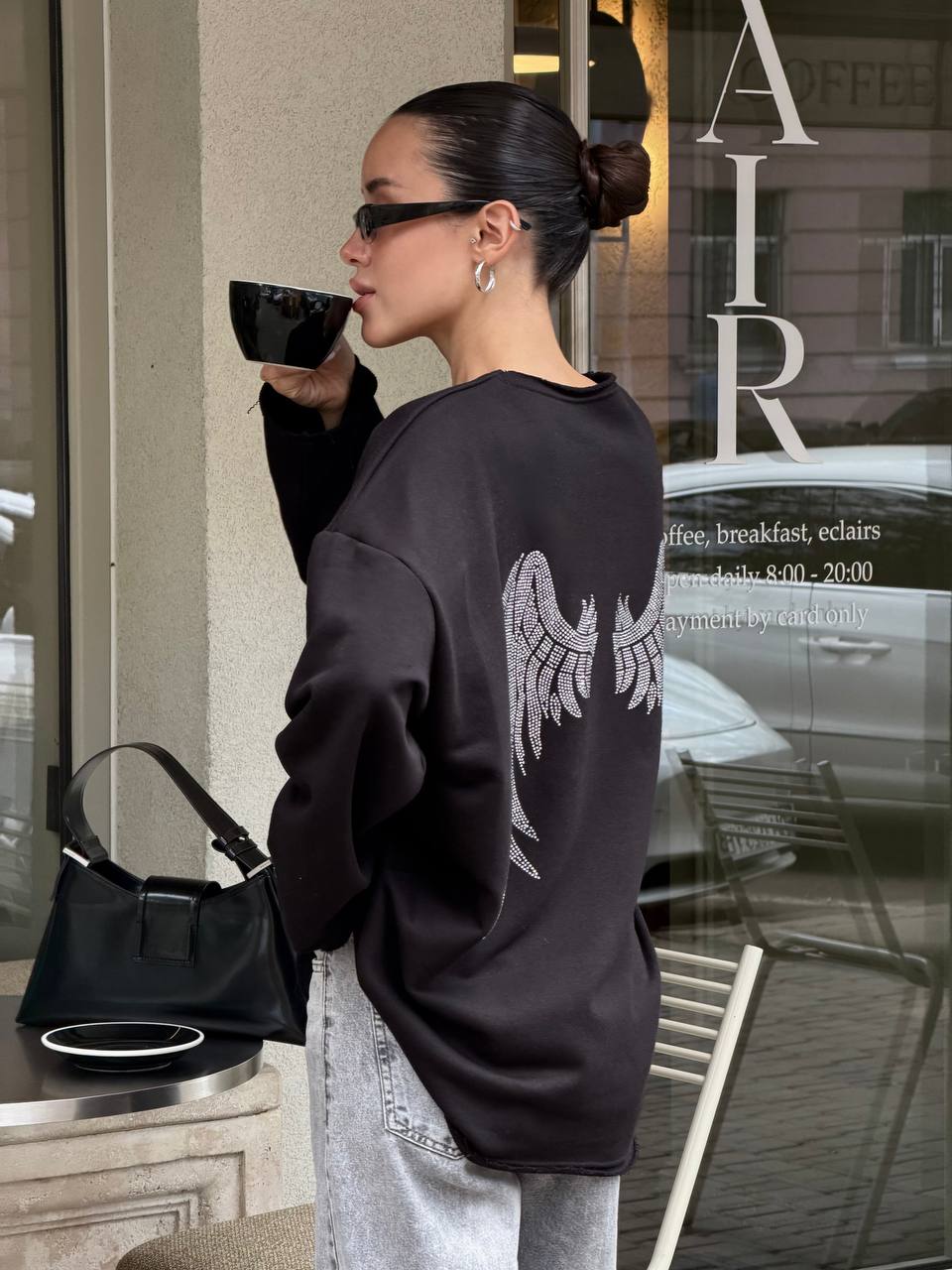 "GOD BLESS YOU" long-sleeve shirt