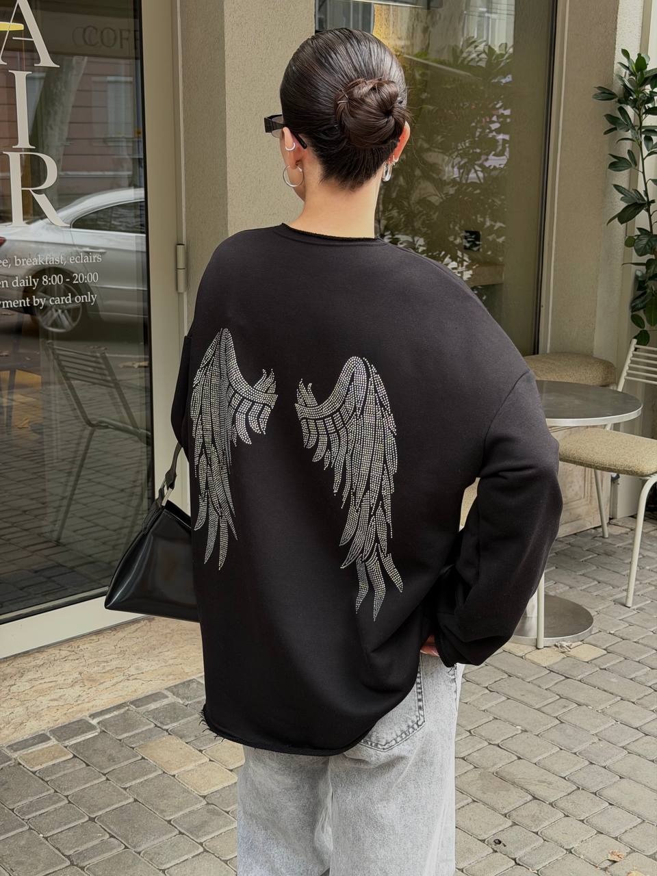 "GOD BLESS YOU" long-sleeve shirt