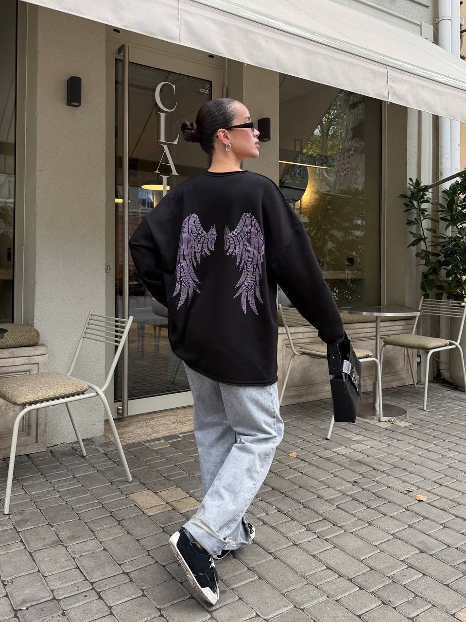 "GOD BLESS YOU" long-sleeve shirt