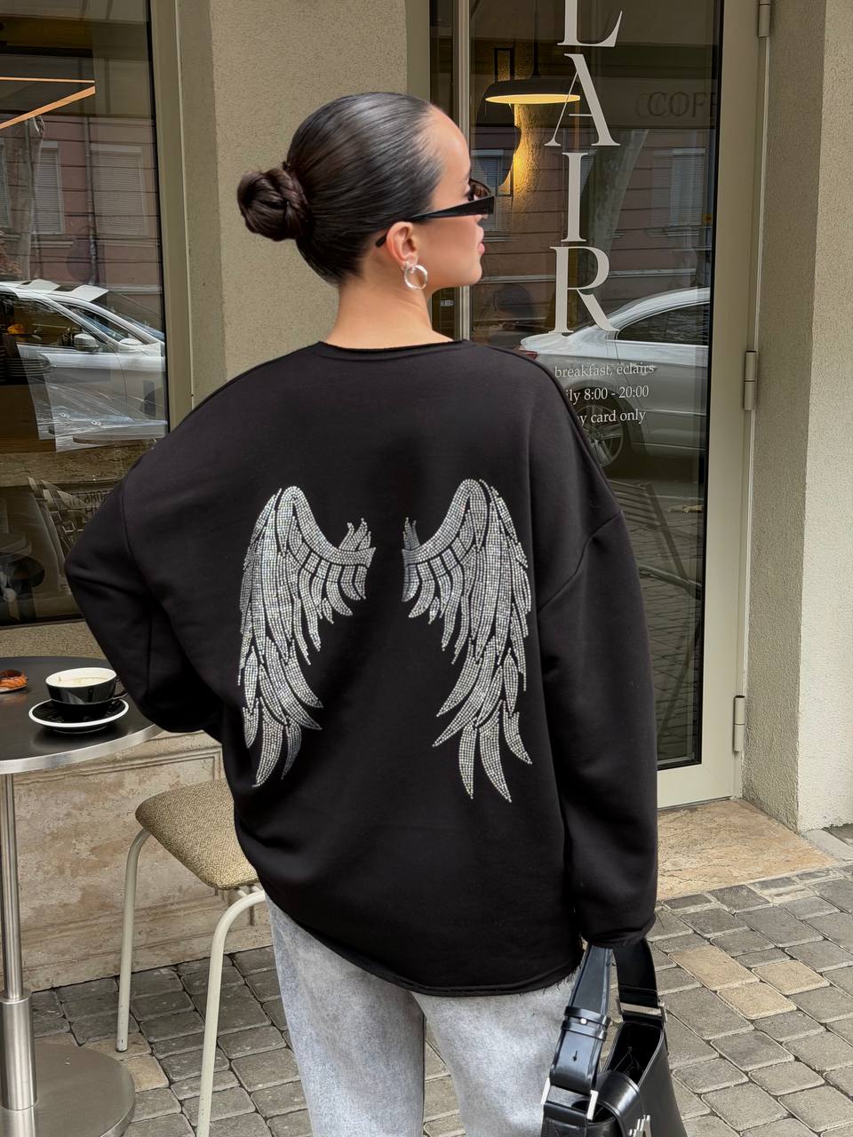 "GOD BLESS YOU" long-sleeve shirt