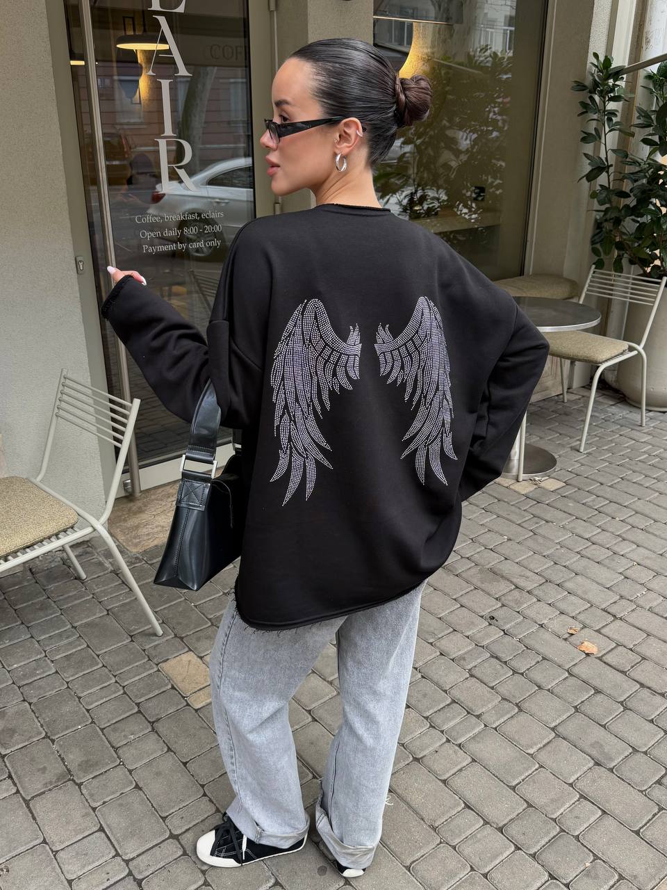 "GOD BLESS YOU" long-sleeve shirt