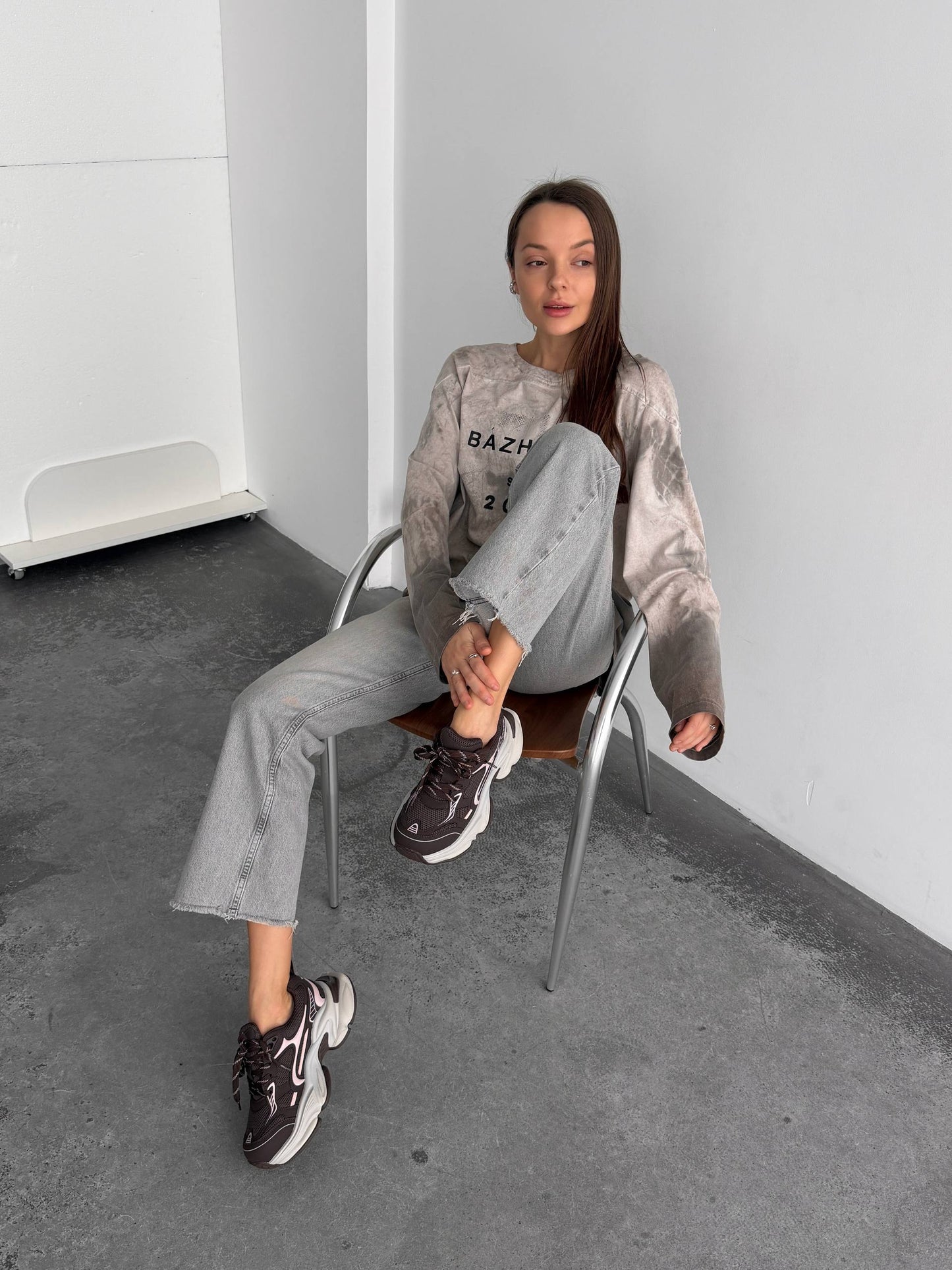Boss Victor™ sneakers, blush pink + brown