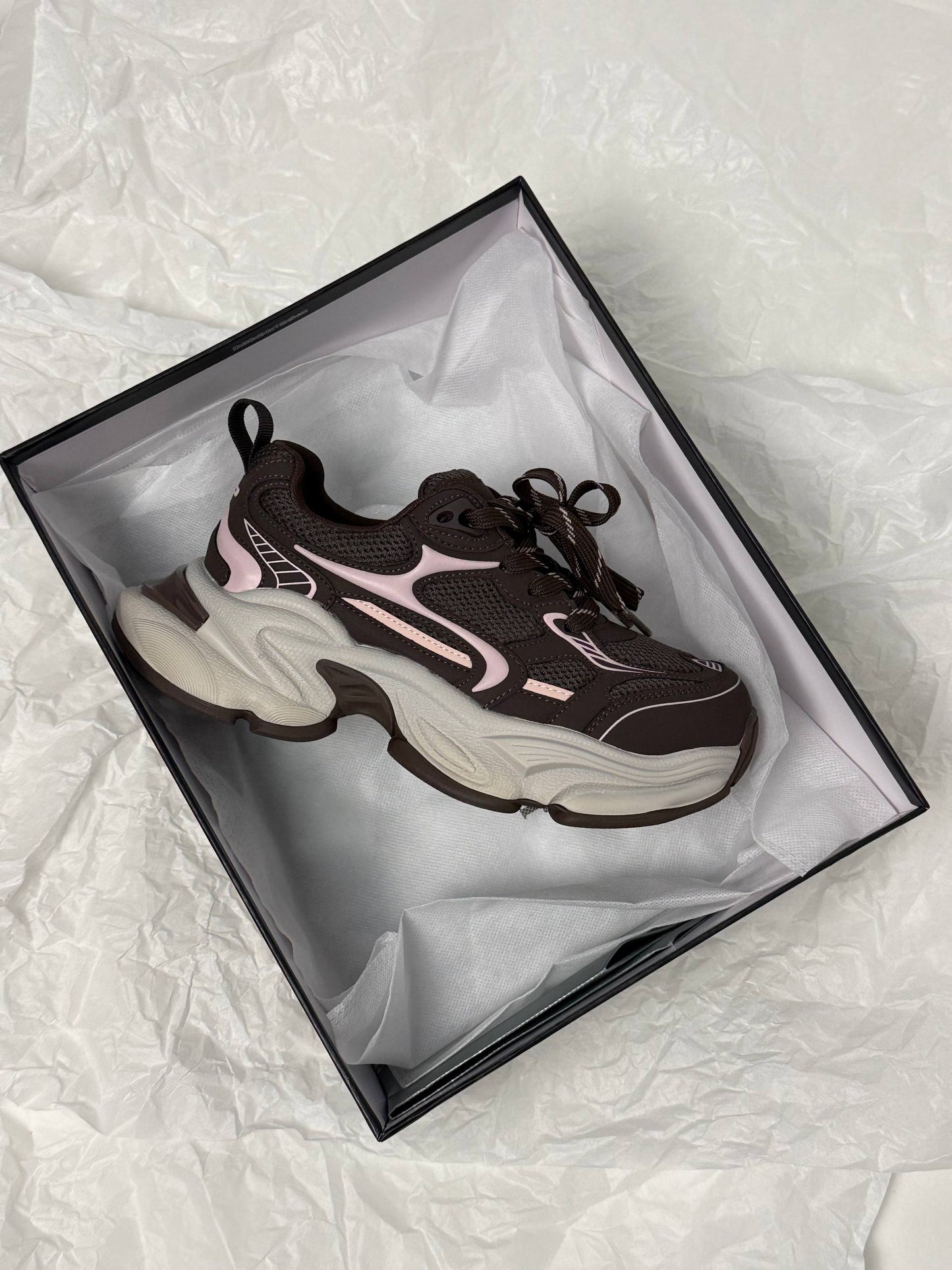 Boss Victor™ sneakers, blush pink + brown