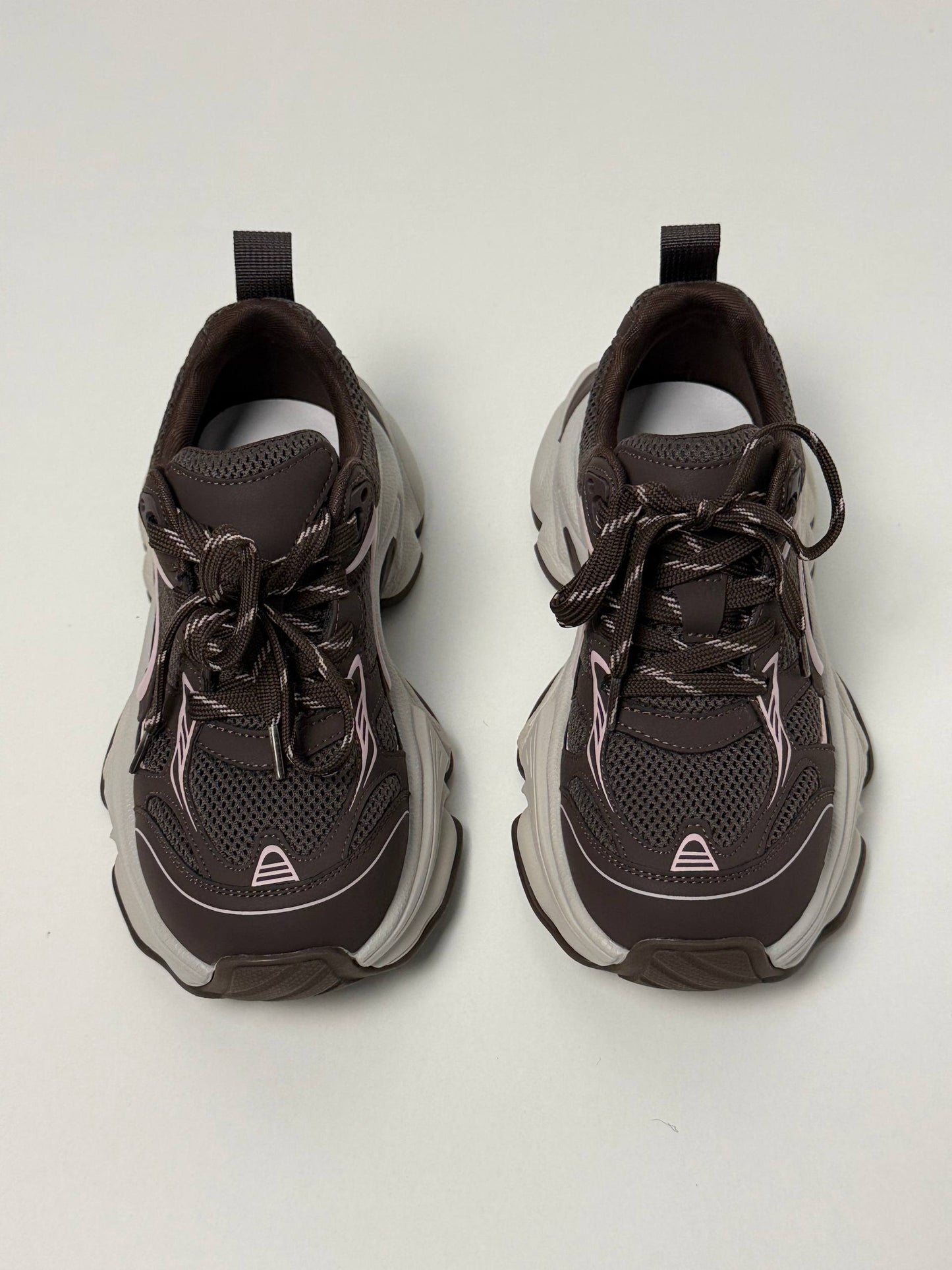 Boss Victor™ sneakers, blush pink + brown