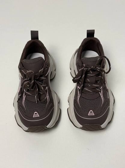 Boss Victor™ sneakers, blush pink + brown