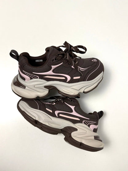 Boss Victor™ sneakers, blush pink + brown