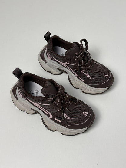 Boss Victor™ sneakers, blush pink + brown