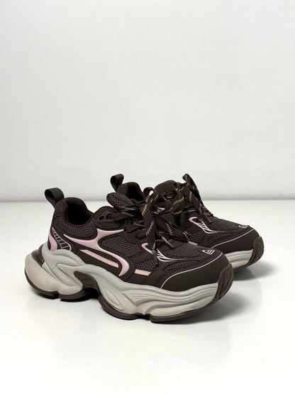 Boss Victor™ sneakers, blush pink + brown