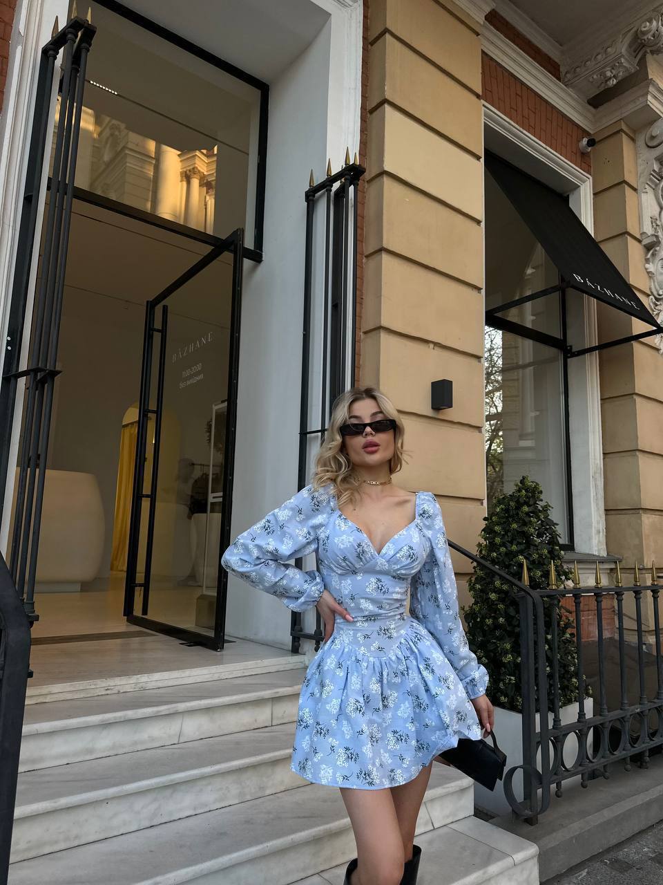 Suit fabric playsuit dress