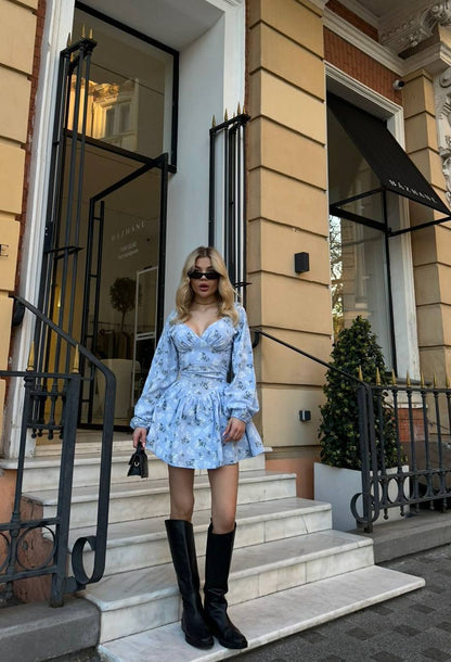 Suit fabric playsuit dress