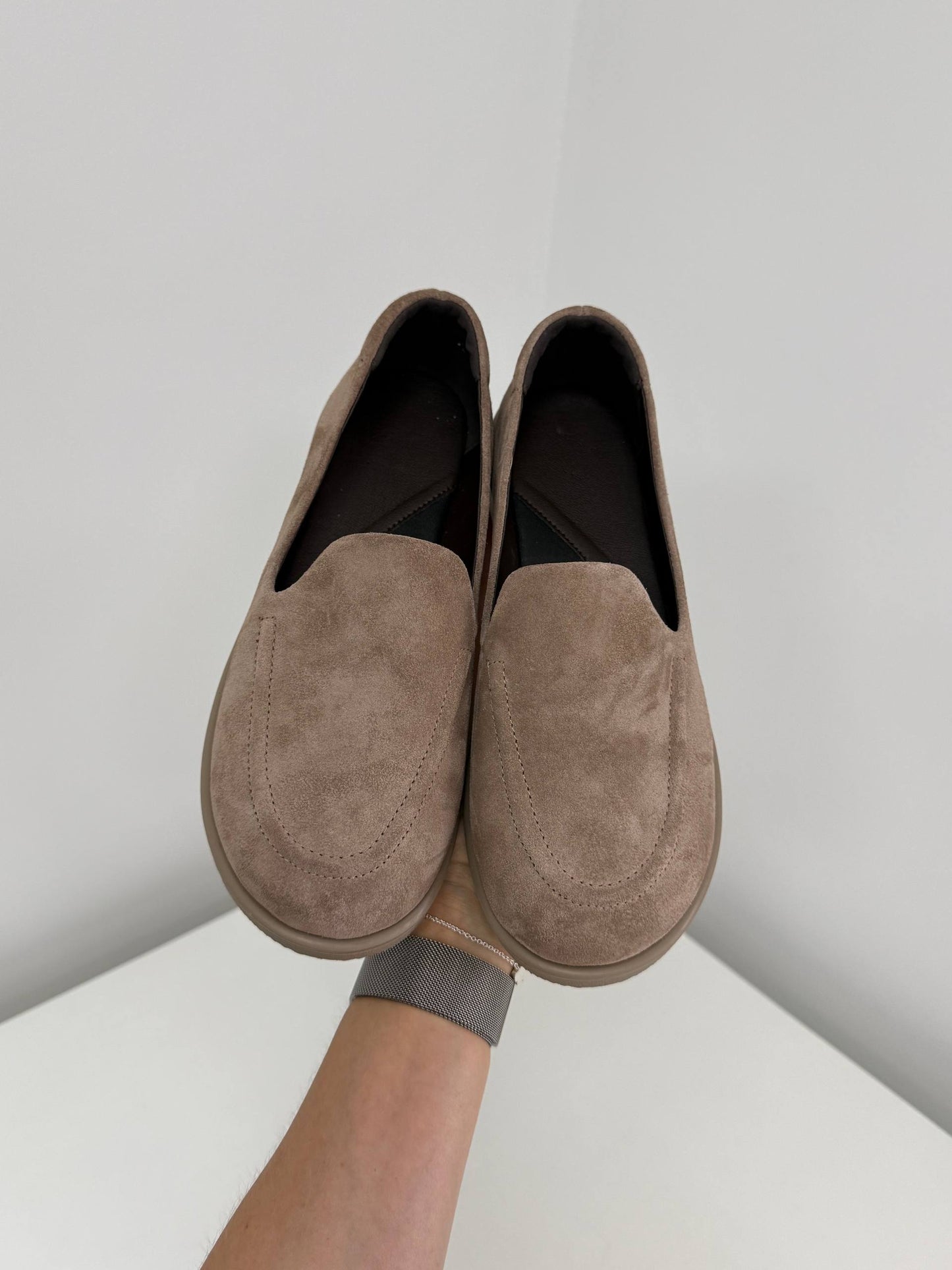 Анатомічні лофери barefoot  ™️ NikArt, бежевий