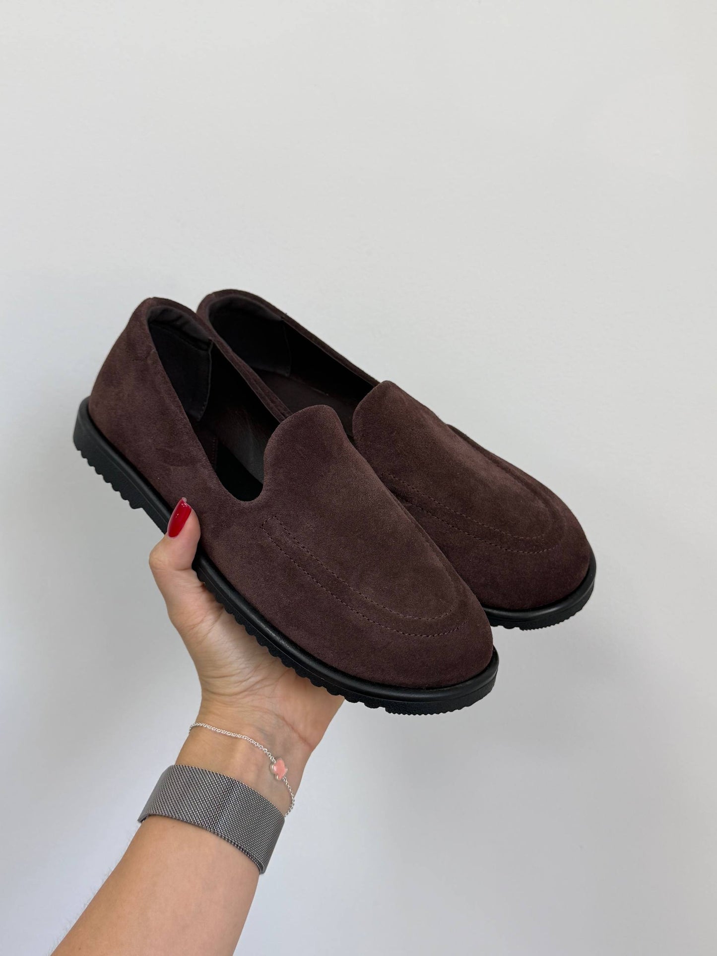 Анатомічні лофери barefoot  ™️ NikArt, шоколад