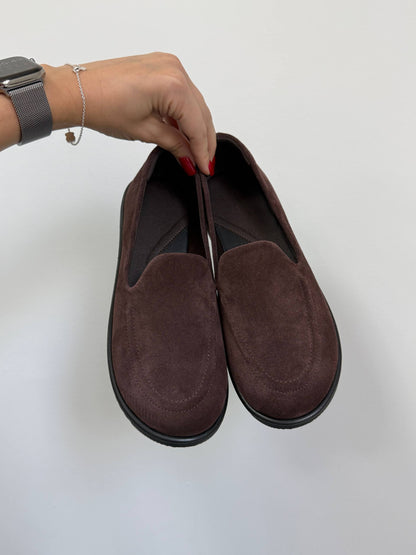 Анатомічні лофери barefoot  ™️ NikArt, шоколад