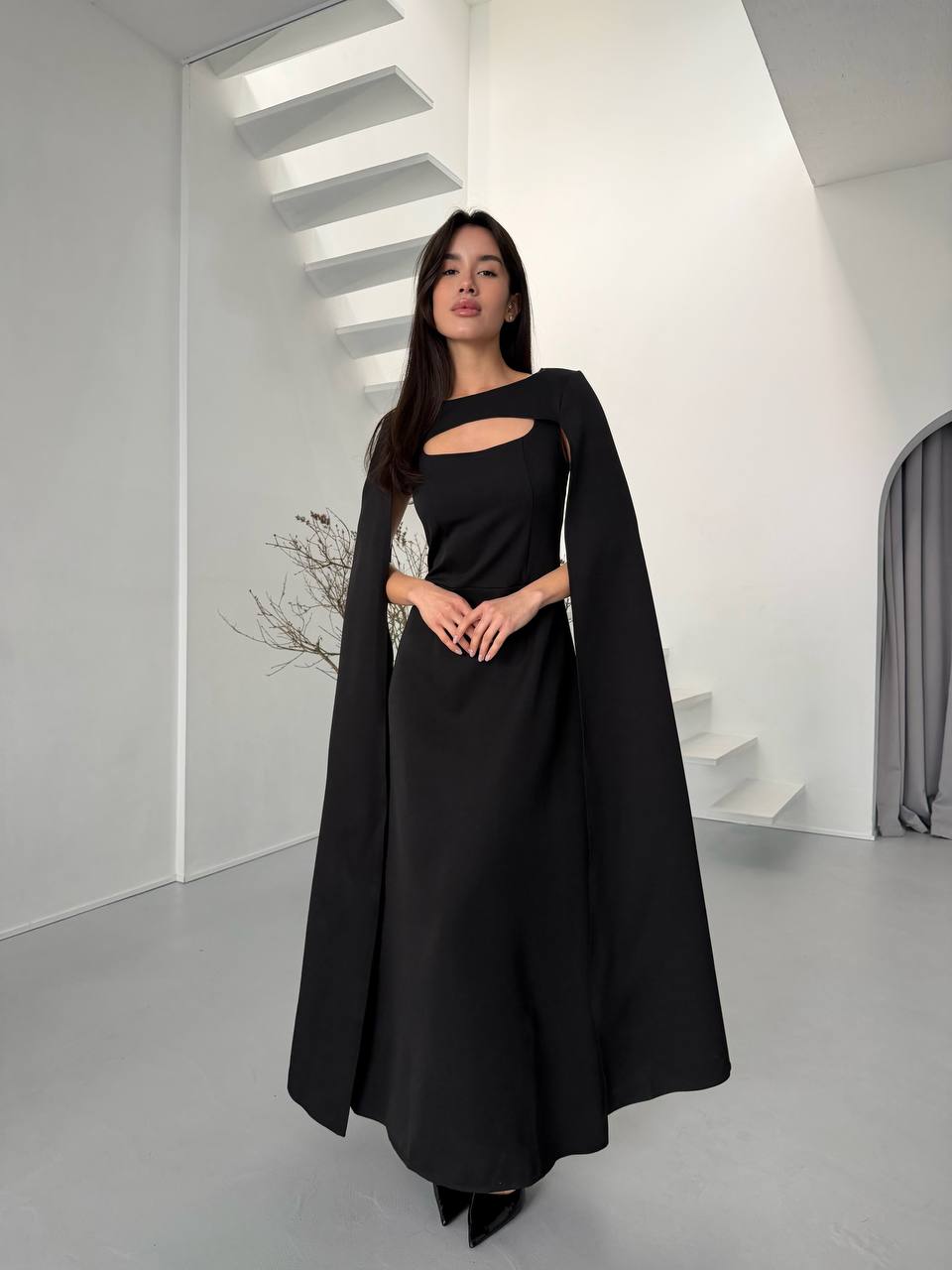 Set: Dress + cape