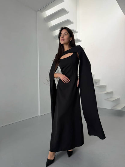 Set: Dress + cape