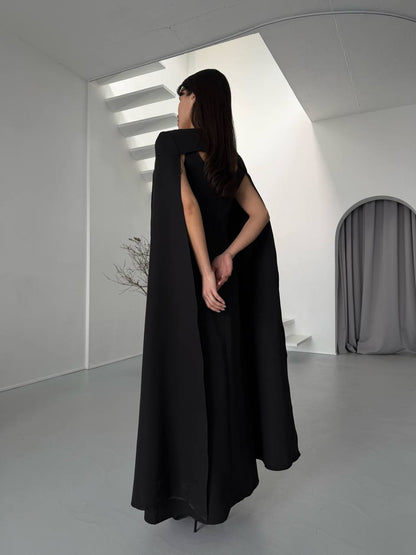 Set: Dress + cape