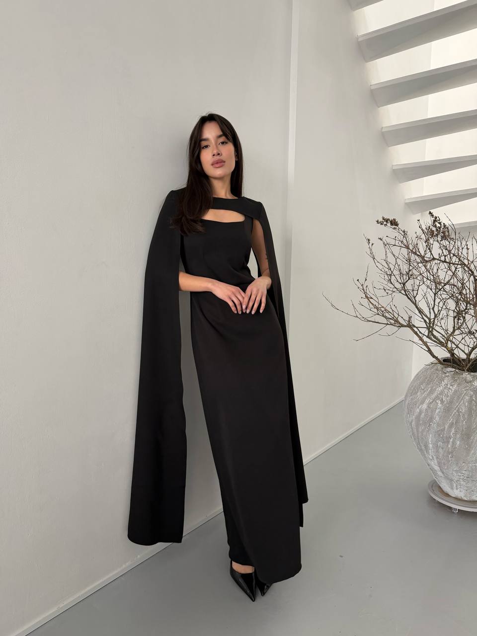 Set: Dress + cape