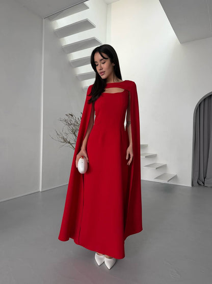 Set: Dress + cape