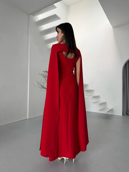 Set: Dress + cape