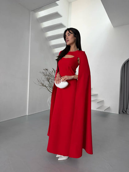 Set: Dress + cape