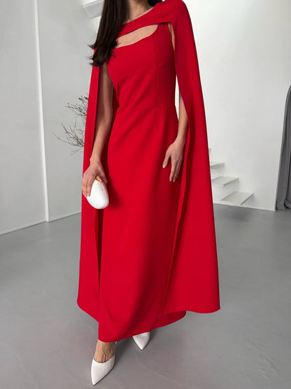 Set: Dress + cape