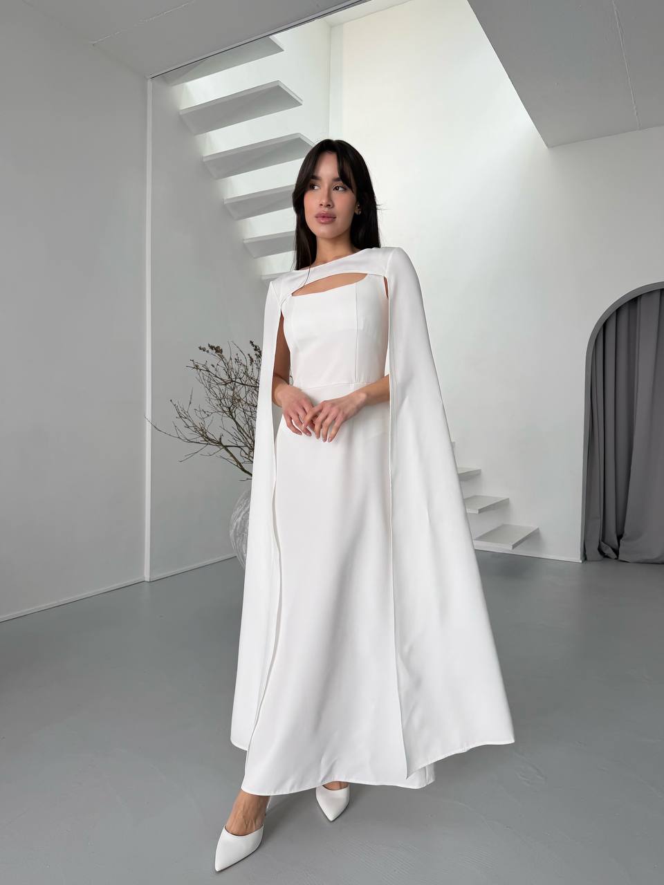 Set: Dress + cape