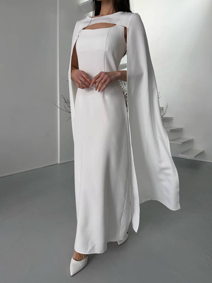 Set: Dress + cape